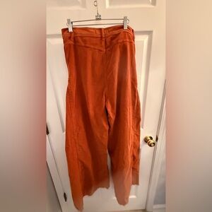 We The Free Wide Leg Pants in Burnt Orange